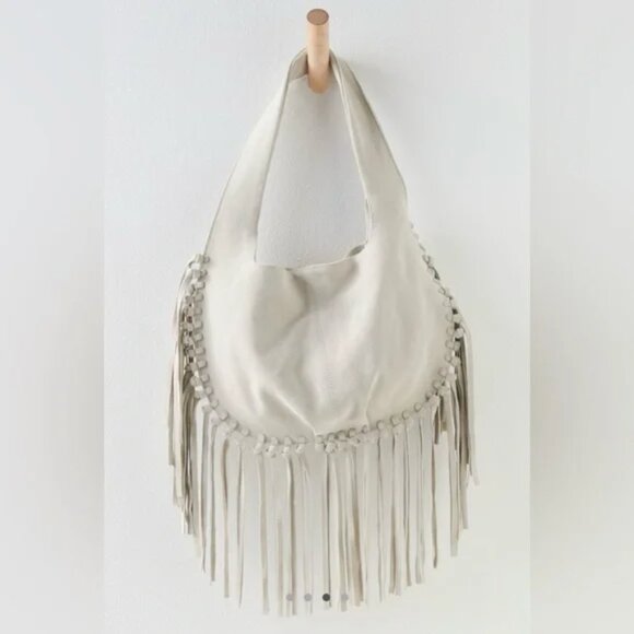 Free People Handbags - NWT Free People Riley Suede Fringe Bag Boho Bohemian Western Fringe Suede